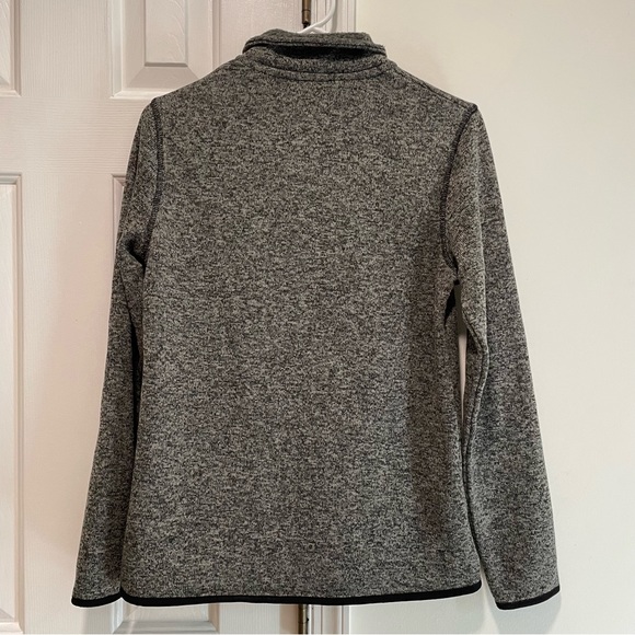 Eddie Bauer gray long sleeve quarter zip athletic pullover long sleeves M - Picture 9 of 12